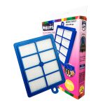 فیلتر خروجی هپا درجه 1 یا فیلتر پشت جاروبرقی فیلیپس و AEG