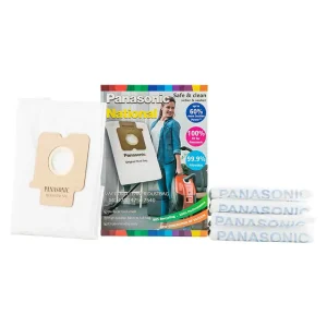 پاکت جاروبرقی پاناسونیک و ناسیونال میکروفیلتری مدل 2023 بسته 5 عددی