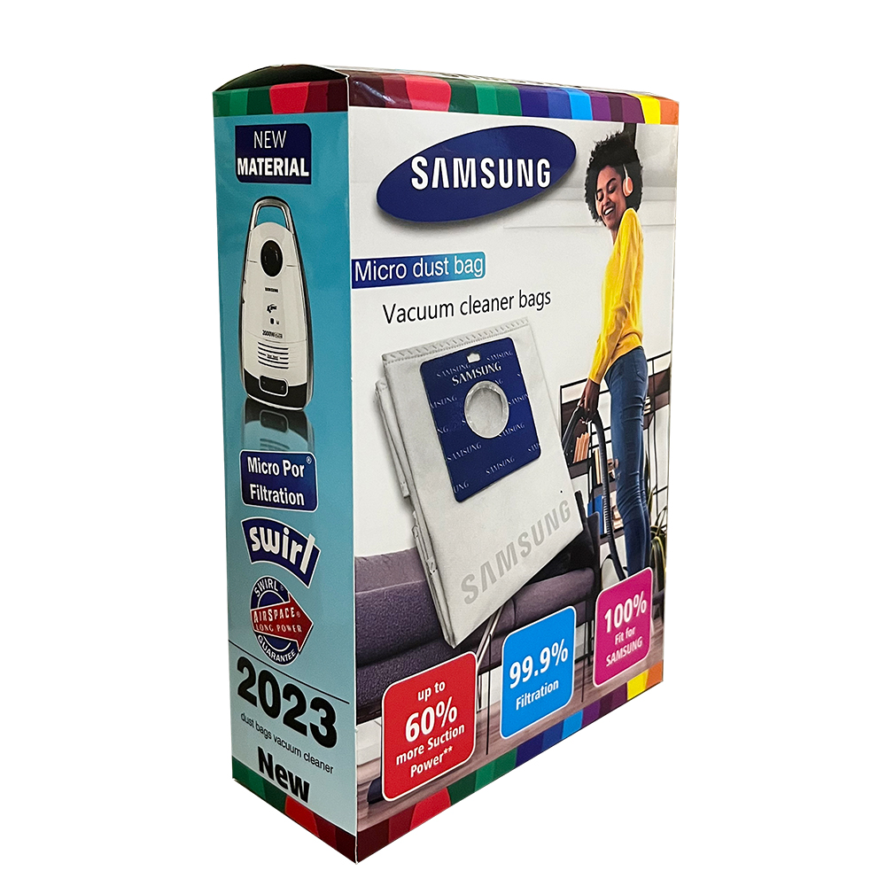 پاکت جاروبرقی سامسونگ میکروفیلتری نانو بسته 5 عددی وارداتی